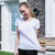 赛丹狐女速干圆领短袖T恤2021夏季新款网眼透气弹力快干短袖上衣SX6645(粉色 4XL)第2张高清大图