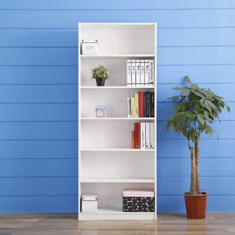 芬格美家北欧风格书柜书架自由组合简约现代带门简易置物架2米(清新原