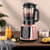 奥克斯（AUX） 破壁机家用小型加热全自动多功能豆浆机榨汁料理机HX-PB965(玫金色普通款)第4张高清大图