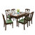 皮耐迪 美式餐桌椅组合现代简约小户型可伸缩折叠圆餐桌(一桌八椅)第5张高清大图