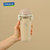 Glasslock卡通钢化玻璃水杯随手杯学生韩国清新可爱水杯便携茶杯(460ml-棕色小熊款)第3张高清大图