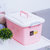 禧天龙 Citylong   塑料手提箱衣物收纳盒储物箱玩具整理箱收纳箱(粉色 16L/1个装)第3张高清大图