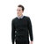 【美国百年品牌】U.S. POLO春季新款男士修身长袖针织衫(圆领黑色 M)第5张高清大图