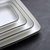 WUXIN菜盘子 家用陶瓷创意沙拉水果盘日式方盘纯白餐具碟子西餐盘(4.5英寸方碗 默认版本)第7张高清大图