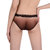 Allure Pink女士内裤透明  新款蕾丝内裤女性感诱惑女式渐变色无痕三角裤(咖啡色 L)第2张高清大图