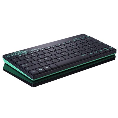 雷柏（Rapoo） X220 无线键鼠套装（绿色）