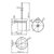 JOMOO九牧 卫浴挂件 厕刷架 优质玻璃马桶刷套装 全国联保 939511第5张高清大图