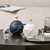 星球马克杯带盖咖啡杯子陶瓷燕麦杯女可爱情侣水杯家用创意早餐杯kb6(?星球宇航员白色「收藏加购赠送3)第2张高清大图