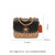 COACH 蔻驰 奢侈品 女士专柜款山茶花系列黑棕拼色人造革配皮单肩斜挎链条包(C2462 B4NQ4)第3张高清大图
