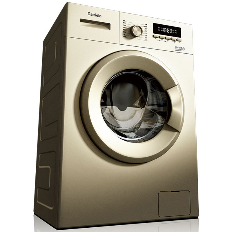 达米尼damielexqg851202dbc85公斤变频滚筒洗衣机维多利亚金