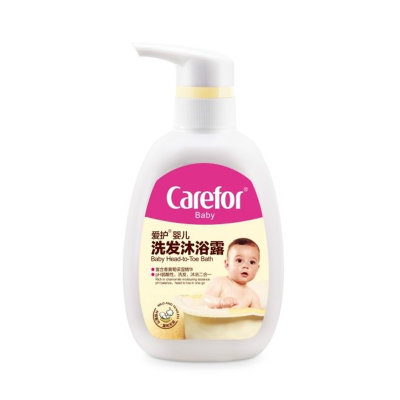 爱护婴儿洗发沐浴露500mlCFB254送婴儿湿巾20片