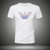 欧洲站美杜莎夏季2020新款潮流牌男士丝光棉烫钻短袖T恤大码体恤2(XL 白色)第2张高清大图