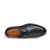 Jinho金猴 新款潮流 商务正装 系带真皮透气男士洞洞鞋Q3006(黑色)第4张高清大图