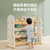 儿童玩具收纳架置物架宝宝分类整理储物柜子立式大容量多层绘本书(组合四+收纳架+木棉黄 默认版本)第2张高清大图