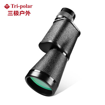 单筒望远镜高倍高清微光夜视非红外望眼镜钓鱼便携迷你全金属手持单筒望远镜tp3203(黑色)