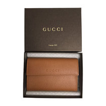 【美国直邮】Gucci新款女子时尚手拿钱包 浅棕 346057