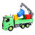 酷米玩具 儿童玩具车模电动声光 男孩玩具 环卫车节日礼物 DIY拆装环卫车 KM6024(绿色 版本)第2张高清大图