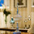 欧瑞雅 新中式复古玻璃台灯家居摆件三件套新奇特创意工艺品乔迁礼物工艺礼品装饰品摆件(三件套装E9596E97 其他)第4张高清大图
