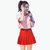 女成人啦啦操服装中小学生拉拉队演出服运动会开幕式团体啦啦队服(白色 S)第10张高清大图