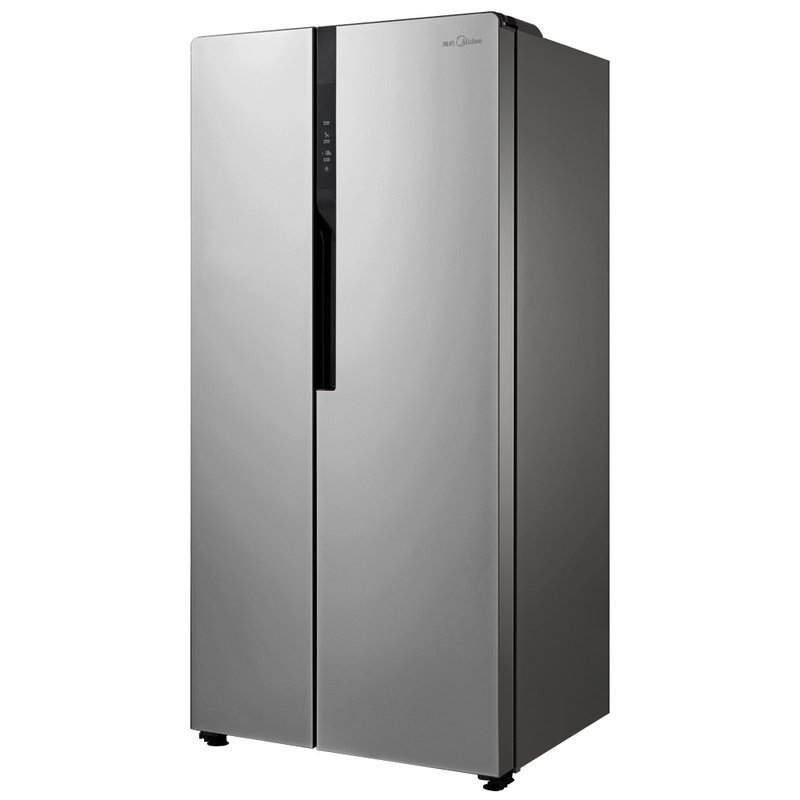 美的mideabcd435wkpzme435l对开门冰箱风冷无霜变频智能睿智银