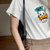 蒂克罗姆唐老鸭头像纯棉T恤T5211(白色 XL)第3张高清大图