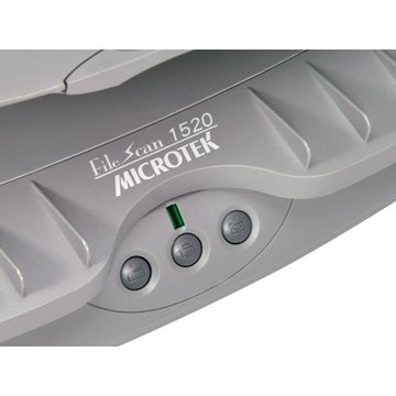中晶(Microtek)1520 A4 CCD 自动馈纸每分钟15页 软件双面 支持平台式扫描【真快乐自营 品质保证】