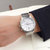 天梭(TISSOT)瑞士手表 俊雅经典系列六针多功能时尚商务钢带石英男表T063.617.11.067.00(白盘钢带)第5张高清大图