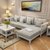 皮耐迪  美式实木沙发组合 可拆洗布艺沙发大小户型客厅整装家具(单人位)第2张高清大图