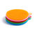厨房硅胶清洁刷食品级果蔬刷餐具硅胶洗碗刷圆形抹布清洁神器(蓝色)第5张高清大图
