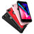 ESCASE 苹果iPhone8Plus手机壳 苹果7Plus手机套 亮黑玻璃双料防摔防刮伤保护壳ES-89芭比粉第5张高清大图