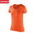 spiro 运动健身短袖T恤瑜伽服上衣运动紧身衣速干弹力训练塑身衣S280F(亮橘色 S)第2张高清大图