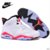 耐克Nike乔丹Air Jordan 6代篮球鞋男女鞋气垫鞋全明星战靴奥利奥情侣款运动鞋(红色 43)第2张高清大图