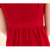 VEGININA 韩版修身收腰雪纺连衣裙 9516(红色 M)第5张高清大图