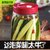 泡菜坛子家用玻璃瓶密封罐腌制储物罐食品糖果罐咸菜瓶子腌菜罐子(1400ml（单只）)第2张高清大图