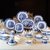 南帝景德镇陶器中式青花高白瓷餐具套装228头 套装第4张高清大图