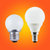 FSL佛山照明 led灯泡 E27/E14螺口 球泡单灯超亮节能灯 光源Lamp(暖黄（3000K） E27大螺口3W)第5张高清大图