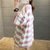 SUNTEK慵懒风条纹字母短袖T恤女夏装2022新款韩版宽松学生中长款上衣(M 红色)第4张高清大图