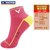 SUNTEK羽毛球新款袜运动袜子跑步男女款中短筒透气加厚毛巾底中性袜(均码 V8女黄色 适合（35-38）码)第5张高清大图