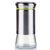 克芮思托不锈钢油瓶玻璃油壶调味罐调料盒盐罐调料罐套装320ml+115ml送底托(绿色 320ml*2.115ml*2)第4张高清大图
