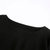 小型一字领直筒小黑裙短款黑色连衣裙春秋修身桔梗裙礼服宽松显瘦长袖(黑色 XL)第3张高清大图