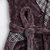 多俏美珊瑚绒睡袍男士加厚浴袍浴衣中长款睡衣睡袍日式和服法兰绒(褐色 XL)第4张高清大图