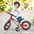 永 久 （FOREVER）儿童滑步车平衡车自行车2-5岁玩具车男女宝宝学步车小孩滑行车两轮无脚踏铝合金充气轮发泡轮(玫瑰金 12寸发泡轮)第3张高清大图