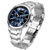 阿玛尼手表商务休闲时尚潮流三眼多功能蓝色旋彩男士钢带石英手表AR2448(蓝色 钢带)第5张高清大图