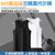莫代尔棉背心男士纯色马甲健身跨栏篮球运动坎肩冰丝汗衫无袖t恤W(055黑色+驼色 M)第4张高清大图