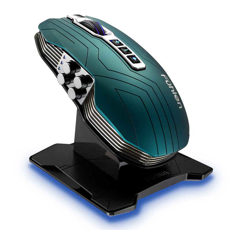 富勒(fuhlen) x300 双模动力无线游戏鼠标 (丛林版)