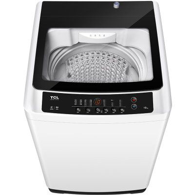 TCL XQB100-1578NS 10公斤 全自动波轮洗衣机 四重智控 一键脱水 静音节能 安全童锁 节水 家用洗衣机