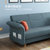 A家家具(沙发床北欧布艺小户型客厅多功能折叠储物沙发两用ADS-034(雅蓝 脚踏)第4张高清大图