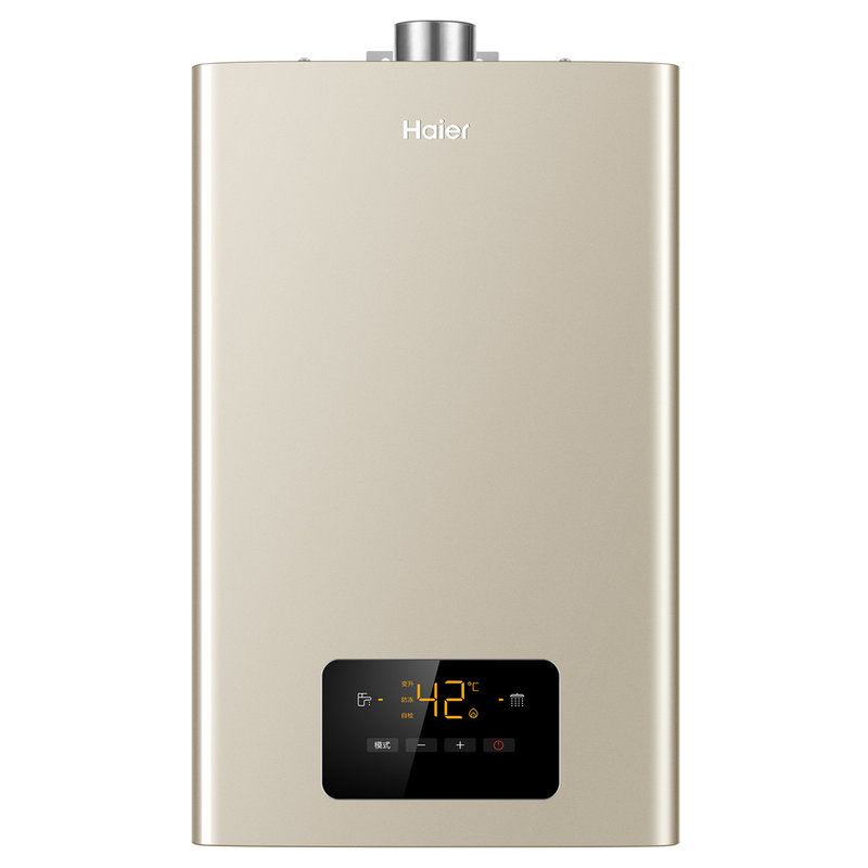海尔haierjsq2212yd1bw变频恒温智能防冻燃气热水器安全时尚外观