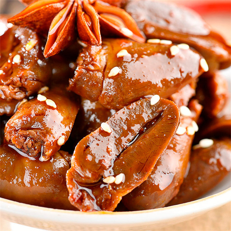 100g麻辣鸭心冷吃卤味休闲肉类零食即食