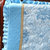 囍人坊  A红木沙发垫坐垫中式布艺沙发坐垫实木沙发垫带靠背含芯加厚可拆洗(富贵金-蓝 150*50*63)第3张高清大图